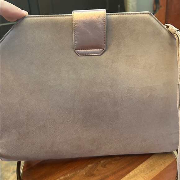 Bally Vintage Suede Clutch/ Shoulder Bag In EUC - Picture 7 of 12